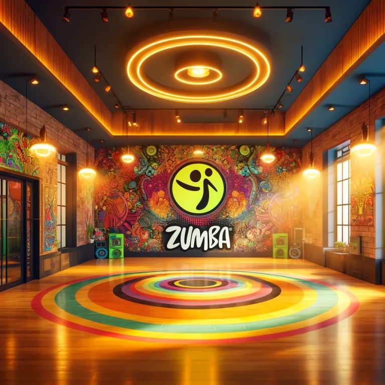 DALL·E 2024-04-07 11.48.26 - Create an image of a vibrant and inviting Zumba classroom within a gym, just like the one provided, but with no people inside. The room should be empt